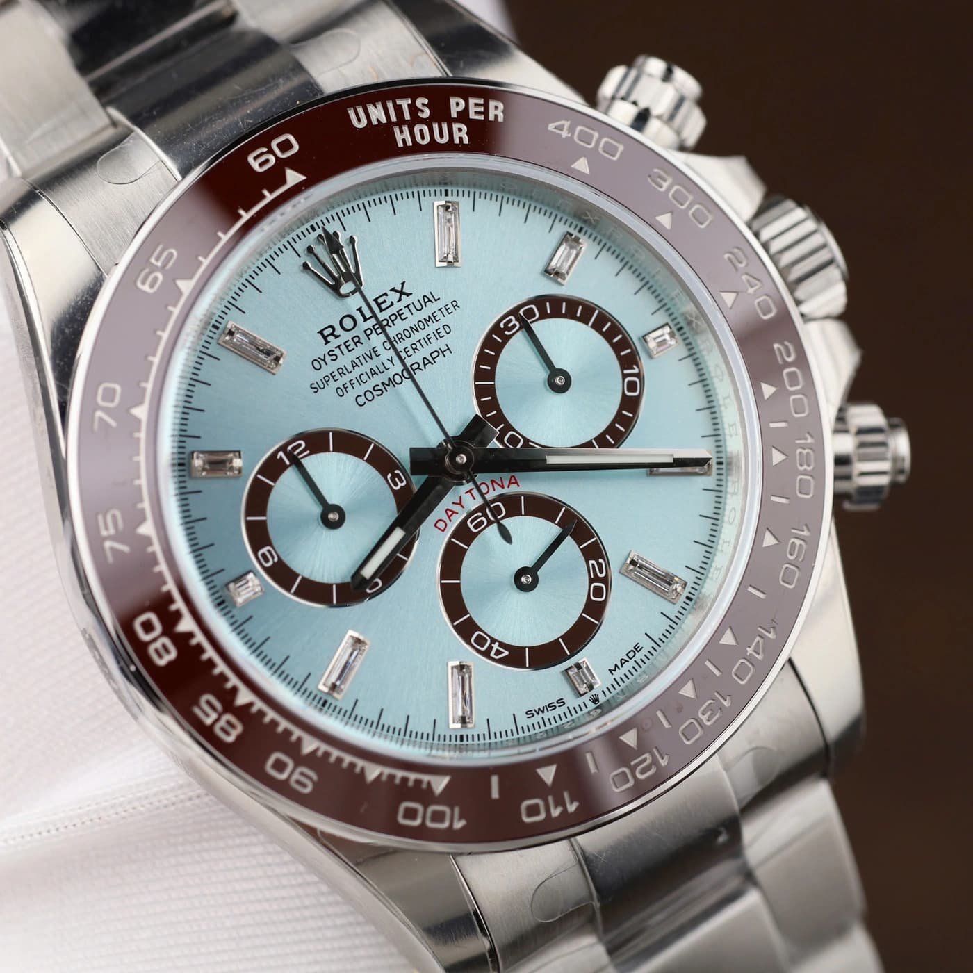 Rolex Cosmograph Daytona 40mm 126506 Ice Blue Replica 1:1 — ảnh 3 trên 10