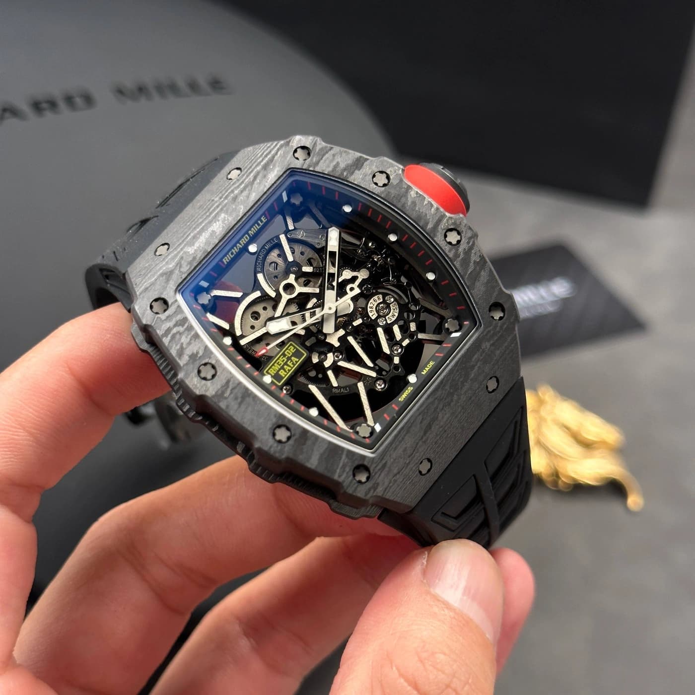 Richard Mille RM 35-02 Rafael Nadal Automatic Winding Black Rubber — ảnh 3 trên 12