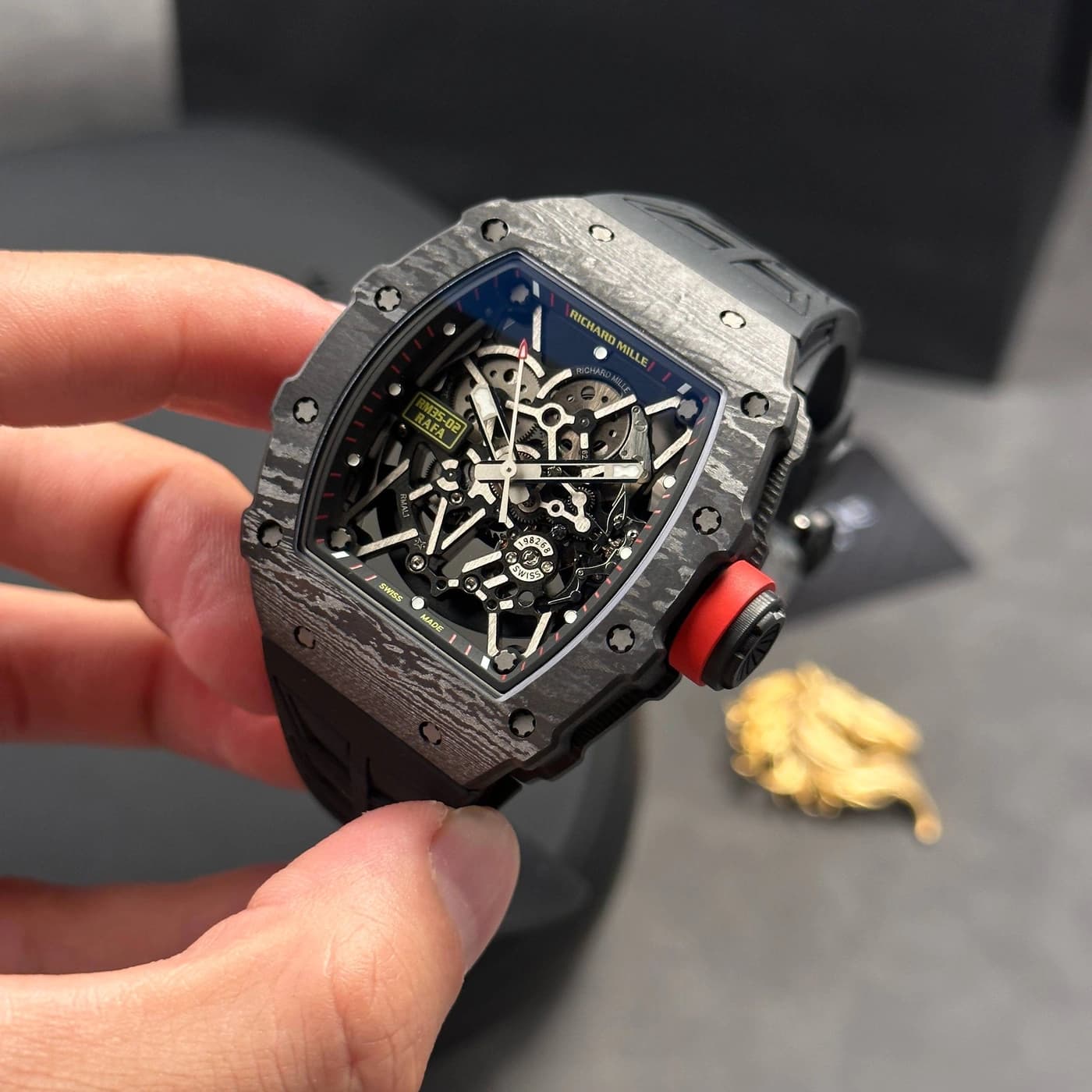 Richard Mille RM 35-02 Rafael Nadal Automatic Winding Black Rubber — ảnh 4 trên 12
