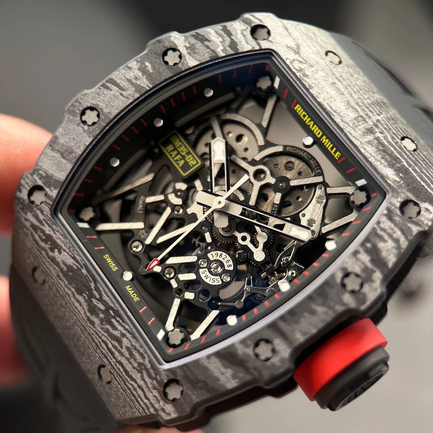 Richard Mille RM 35-02 Rafael Nadal Automatic Winding Black Rubber — ảnh 5 trên 12