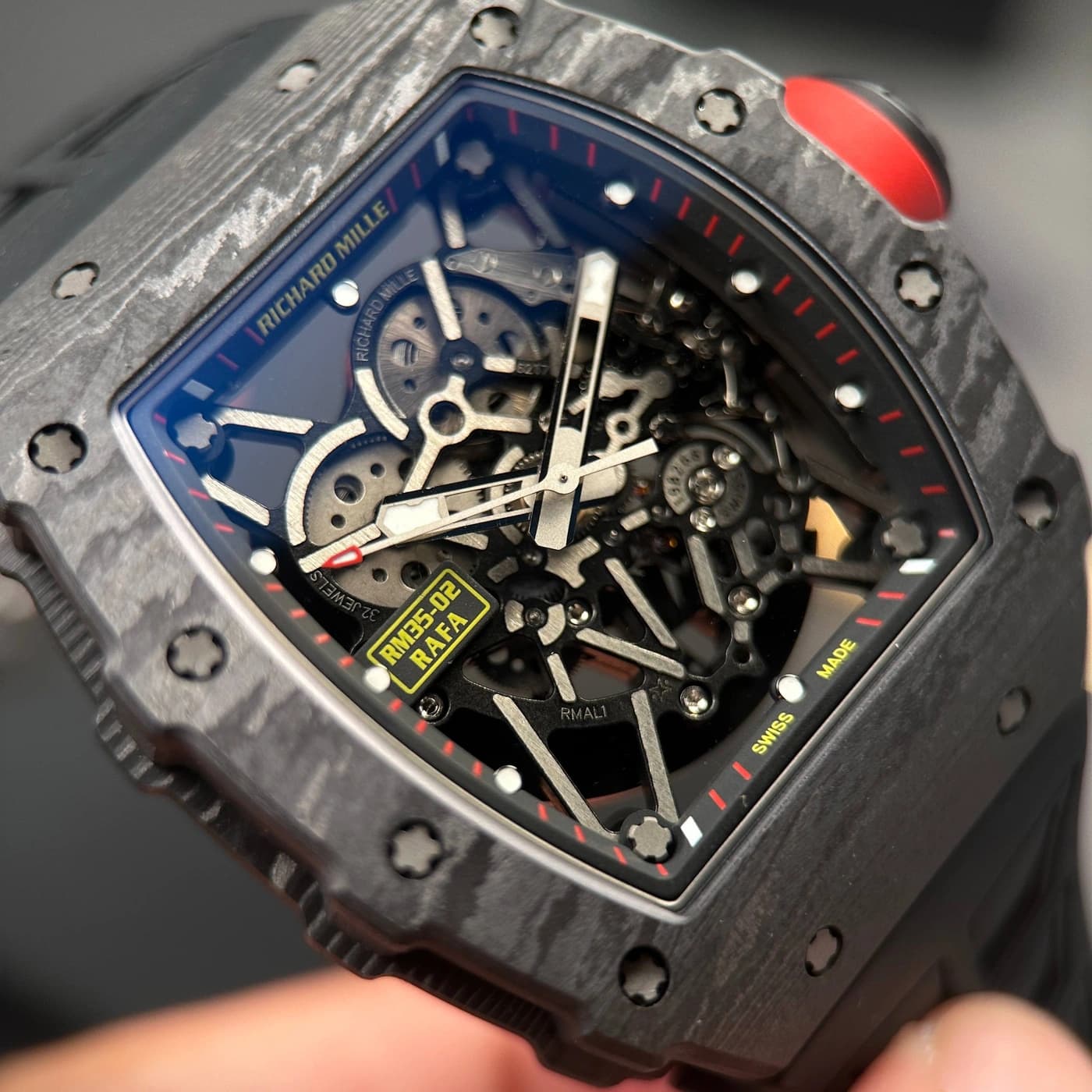 Richard Mille RM 35-02 Rafael Nadal Automatic Winding Black Rubber — ảnh 6 trên 12