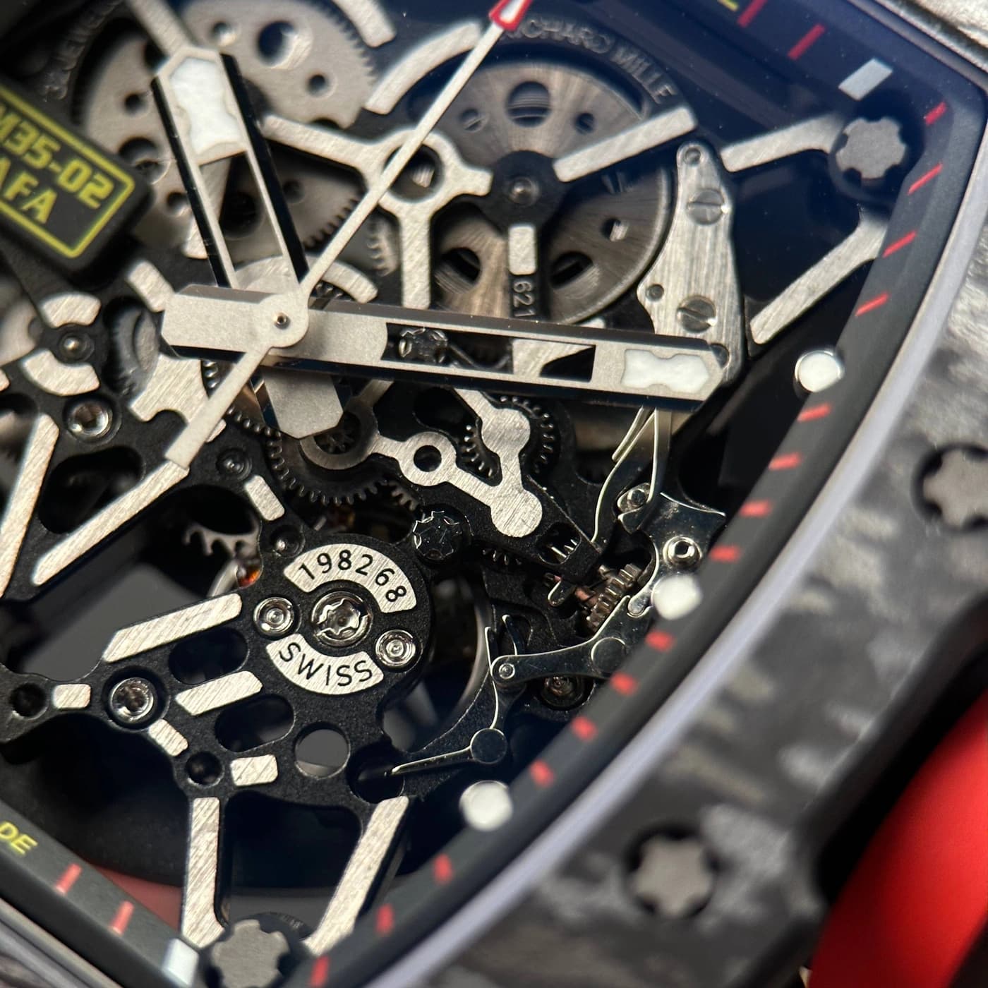 Richard Mille RM 35-02 Rafael Nadal Automatic Winding Black Rubber — ảnh 7 trên 12