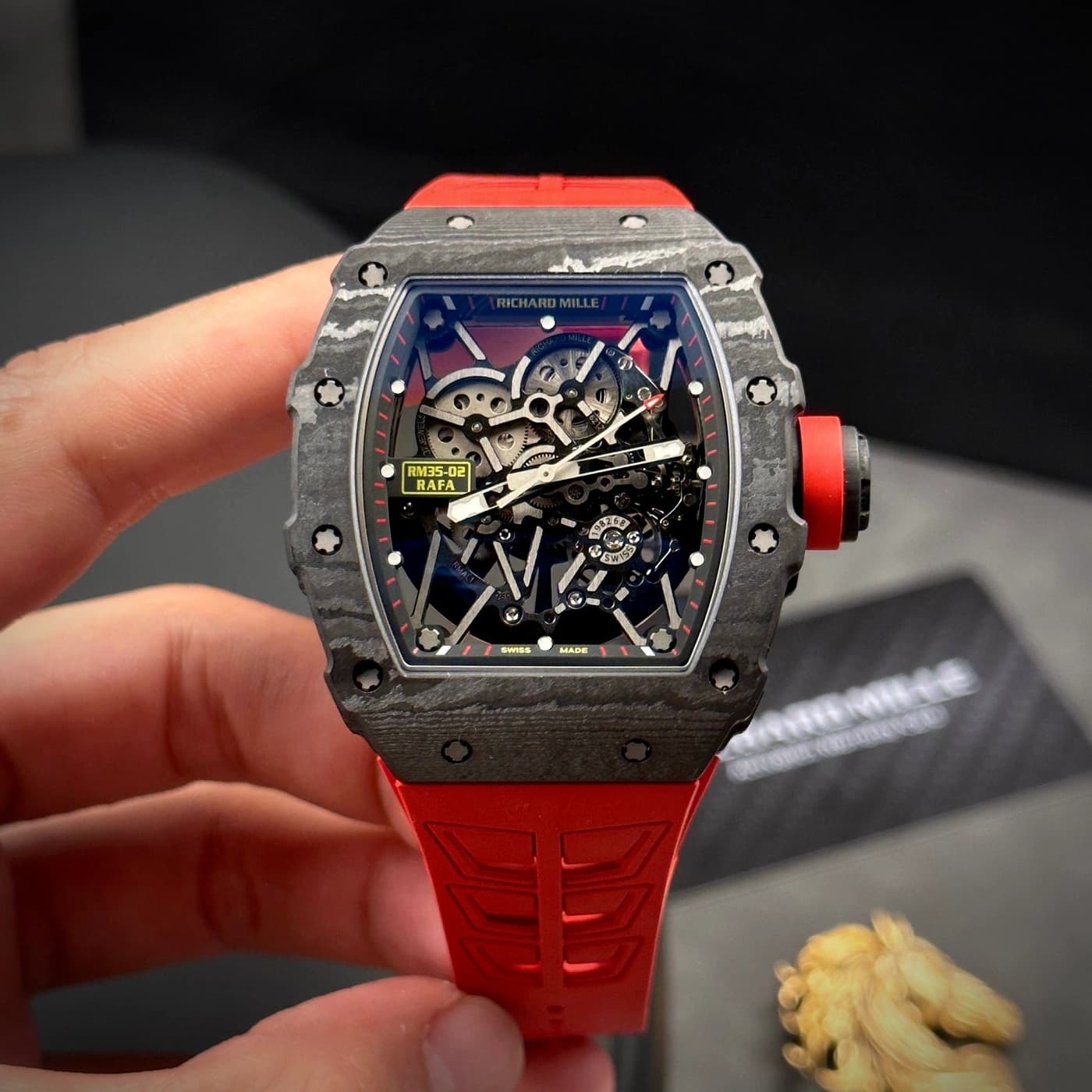 Richard Mille RM 35-02 Rafael Nadal Automatic Winding Red Rubber — view 2 of 10