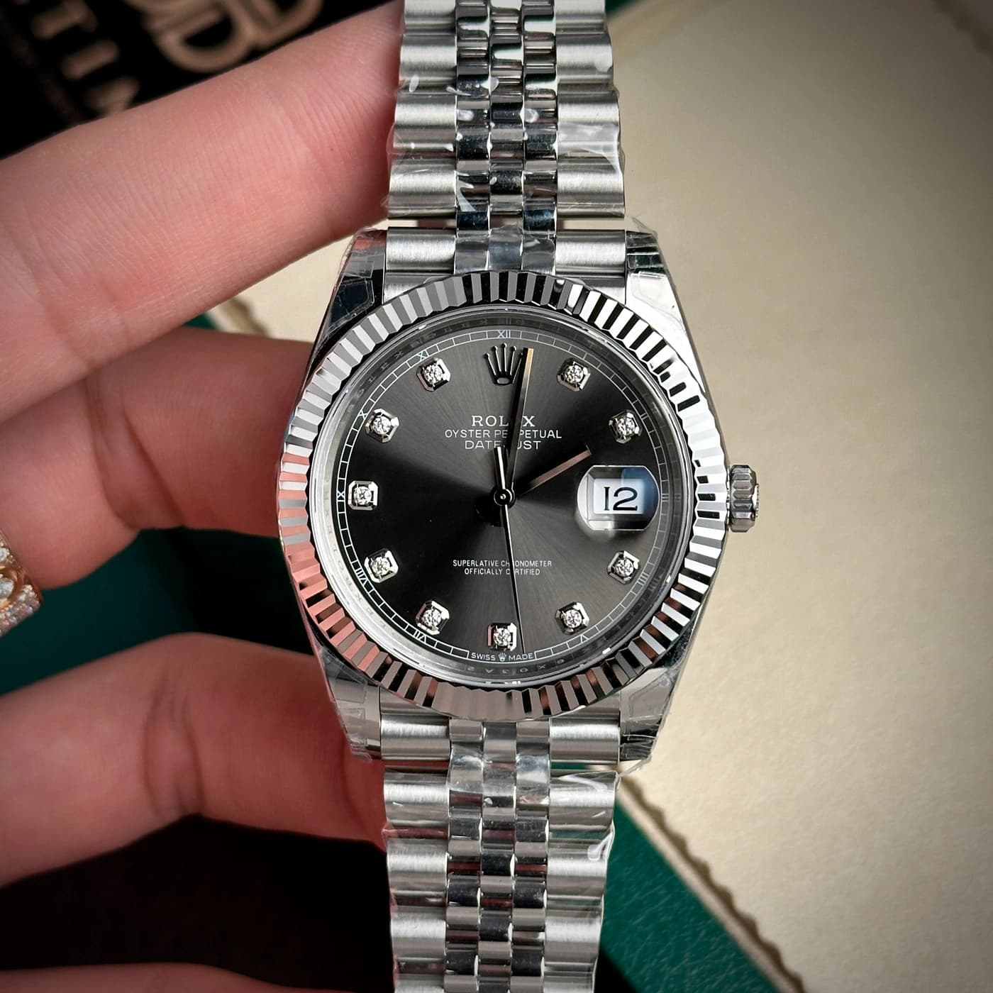 Rolex Datejust 41 126334-0006 Grey Diamond — view 1 of 15