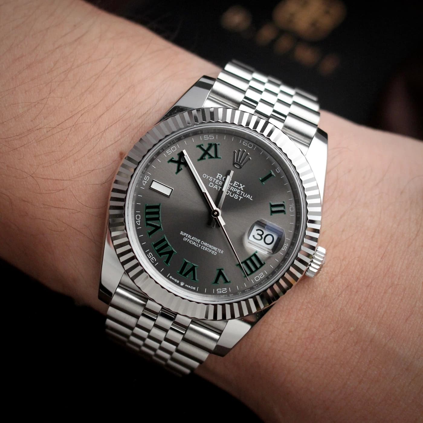 Rolex Datejust 41 126334-0022 Wimbledon