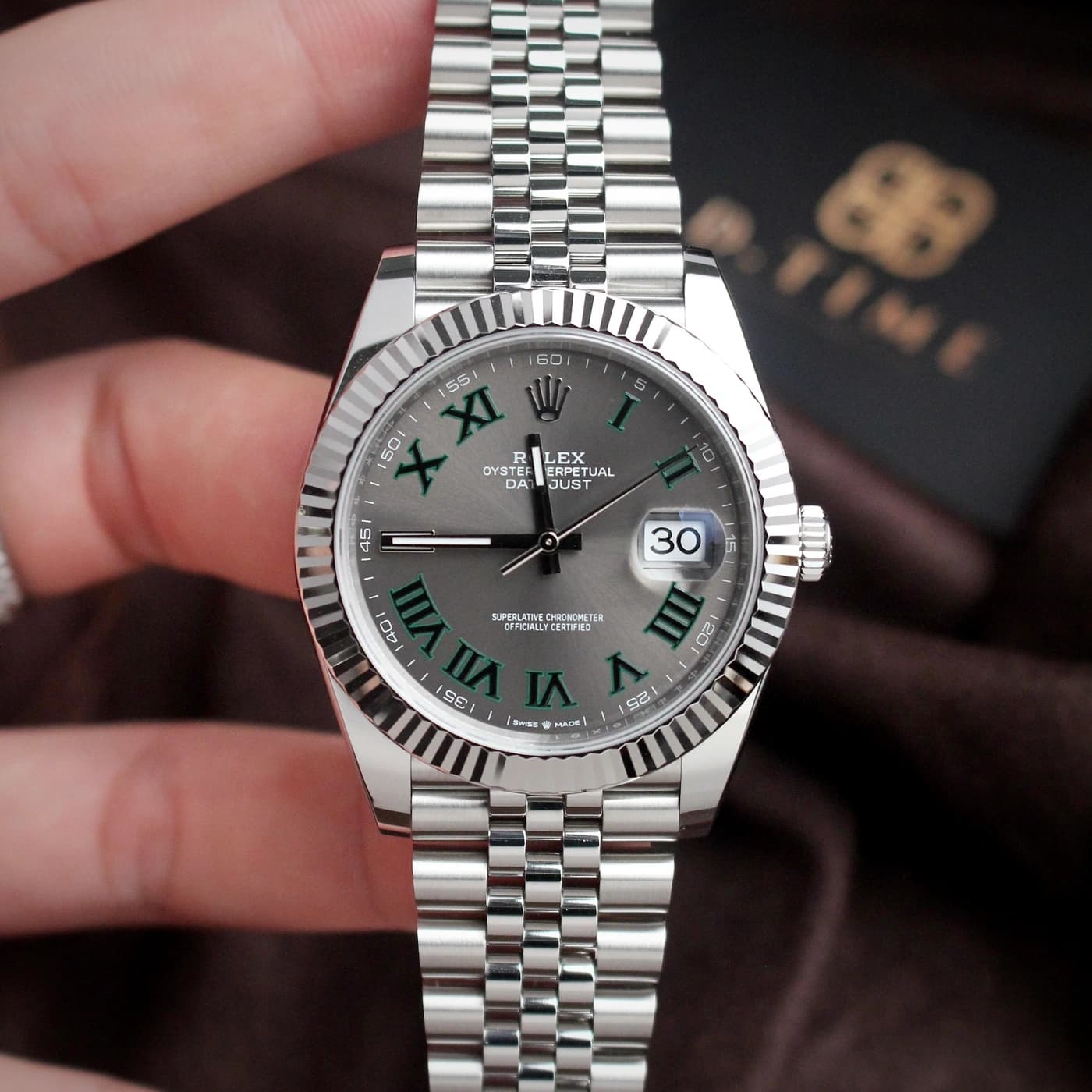 Rolex Datejust 41 126334-0022 Wimbledon — ảnh 2 trên 15