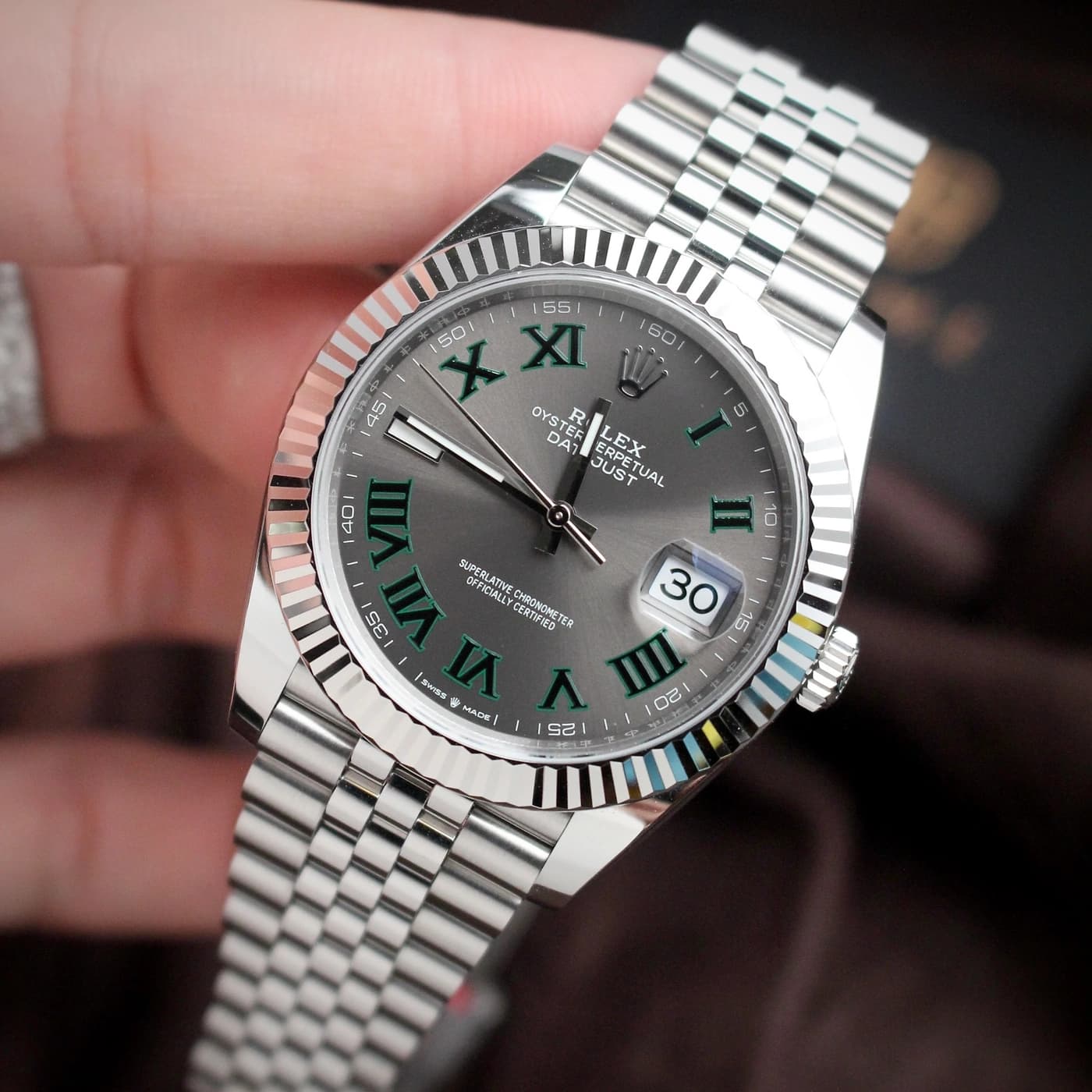 Rolex Datejust 41 126334-0022 Wimbledon — ảnh 4 trên 15