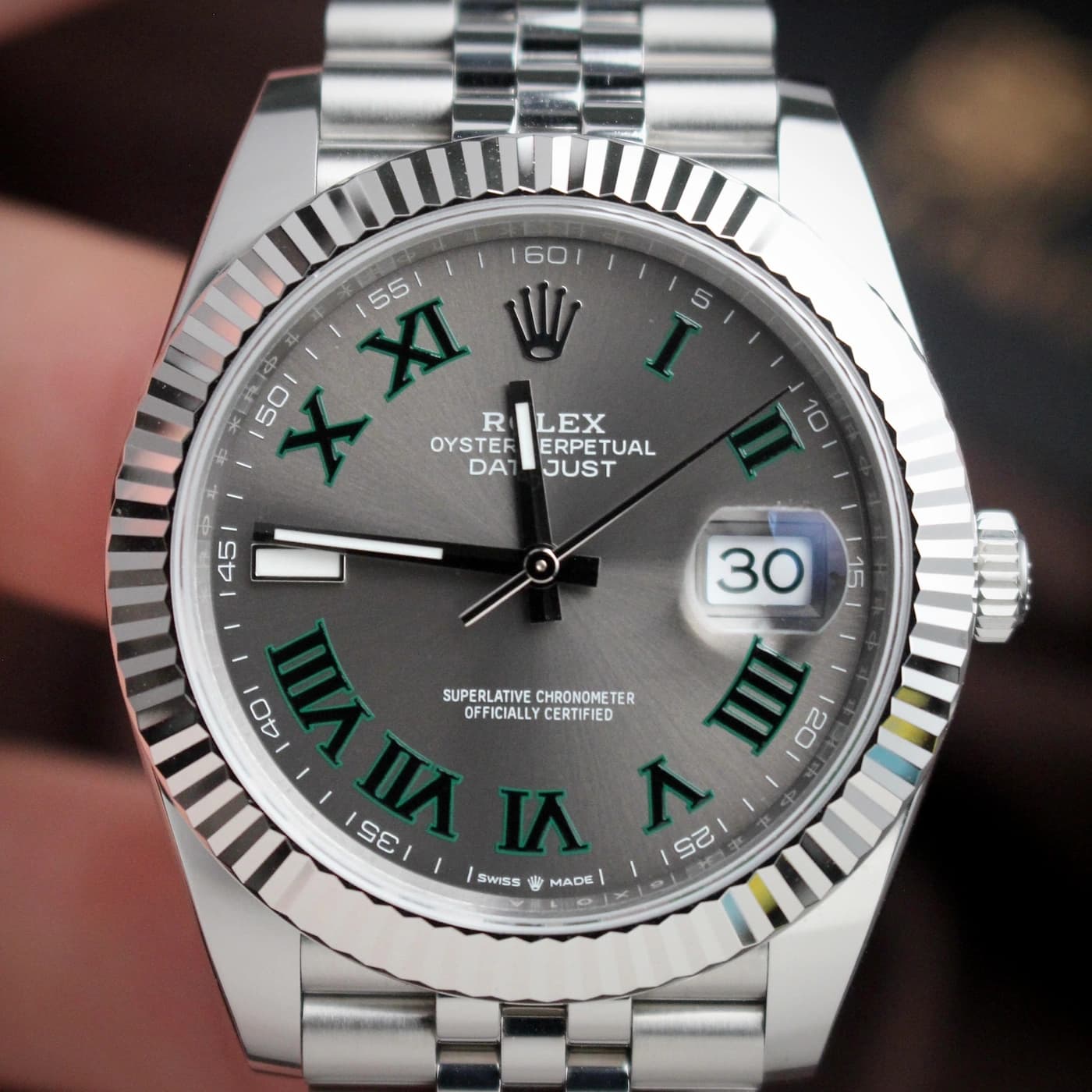 Rolex Datejust 41 126334-0022 Wimbledon — ảnh 5 trên 15
