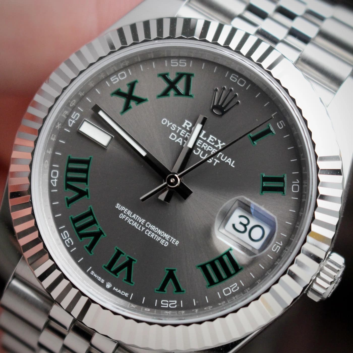 Rolex Datejust 41 126334-0022 Wimbledon — ảnh 7 trên 15