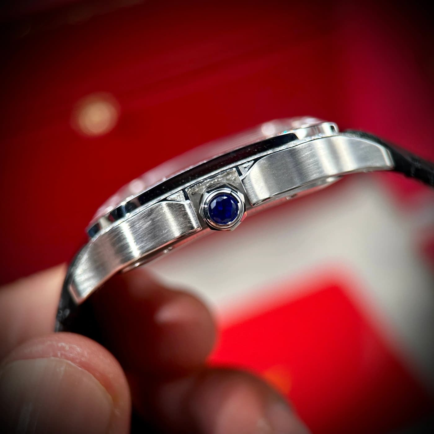 Santos de Cartier Skeleton Large Model Diamonds CRHPI01500 — view 8 of 14