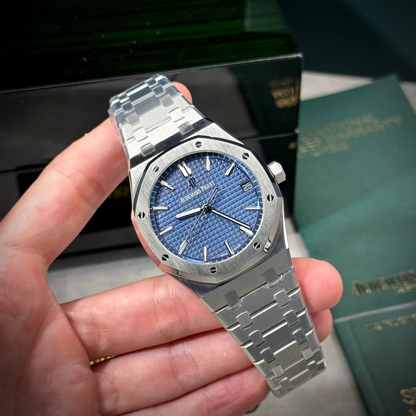 Audemars Piguet Royal Oak 41mm 15500ST Blue Dial