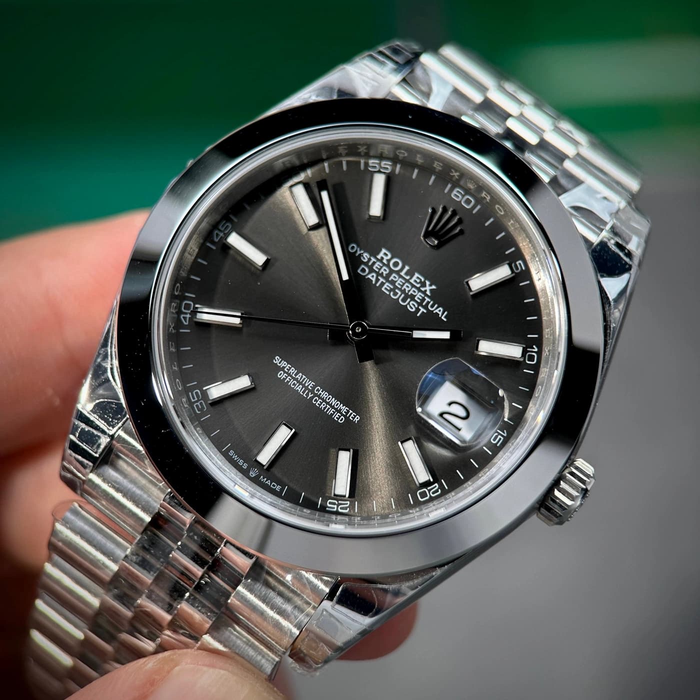 Rolex Datejust 41 126300-0008 Slate Dial — ảnh 4 trên 12