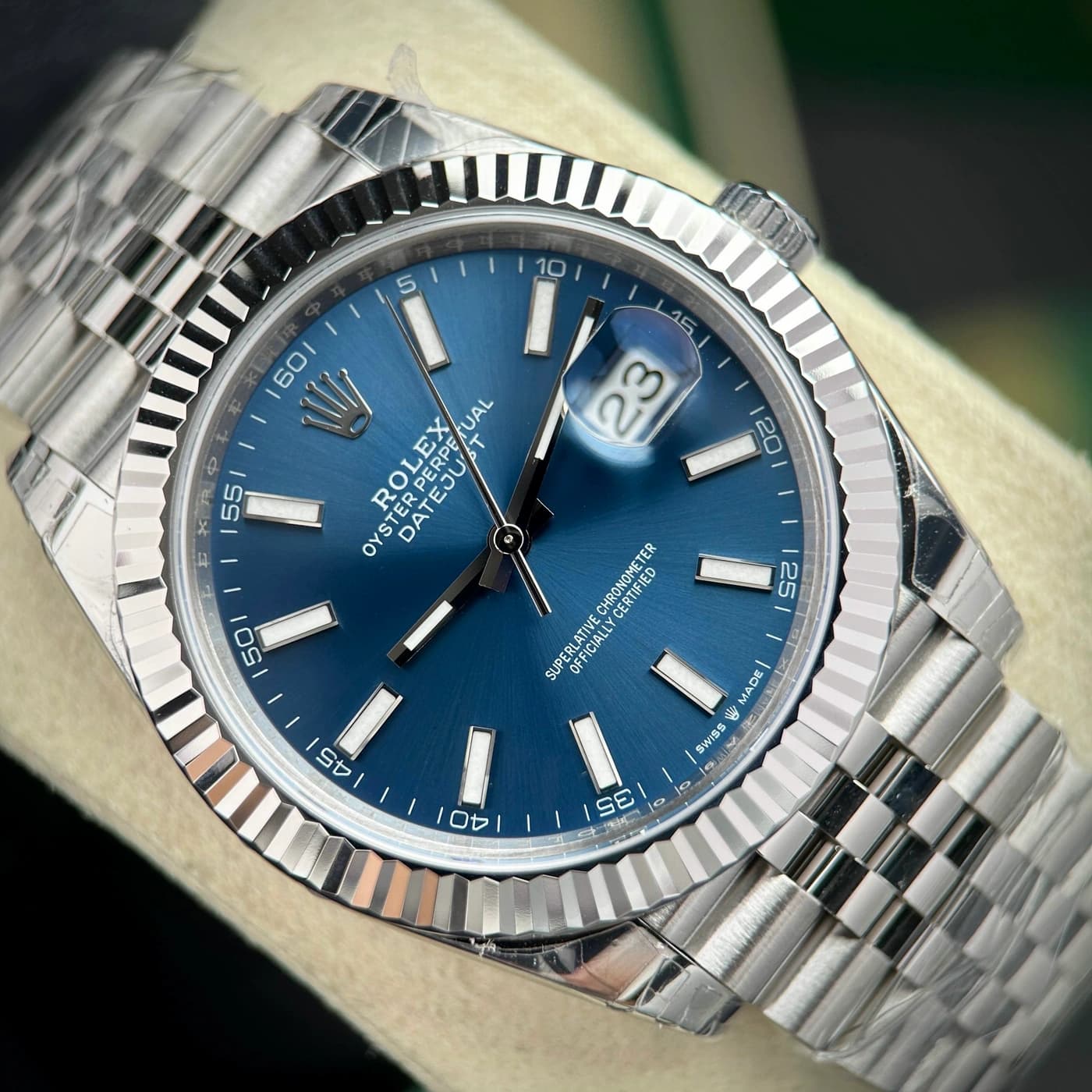 Rolex Datejust 41 126334-0002 Blue Index Dial — ảnh 2 trên 12