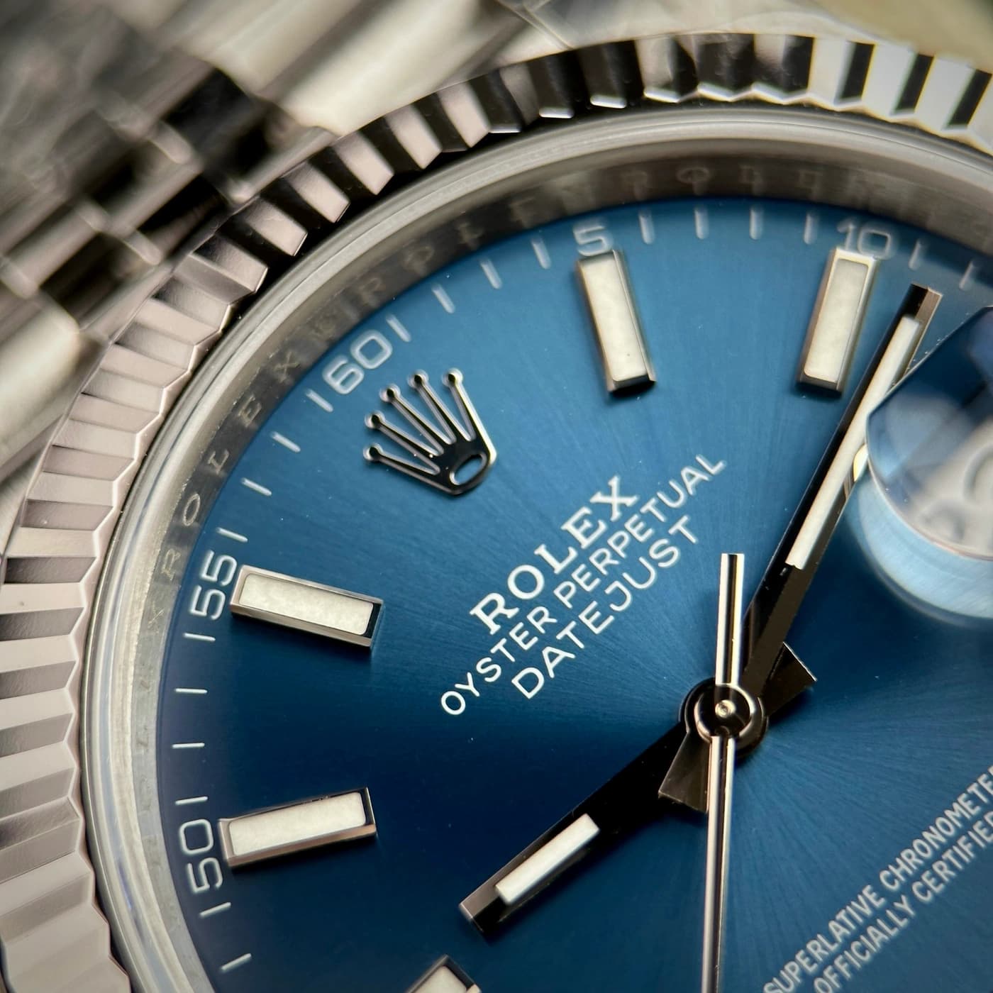 Rolex Datejust 41 126334-0002 Blue Index Dial — ảnh 4 trên 12