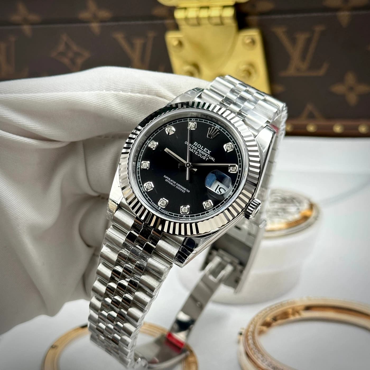 Rolex Datejust 41 126334-0012 Black Diamond Dail — view 2 of 15