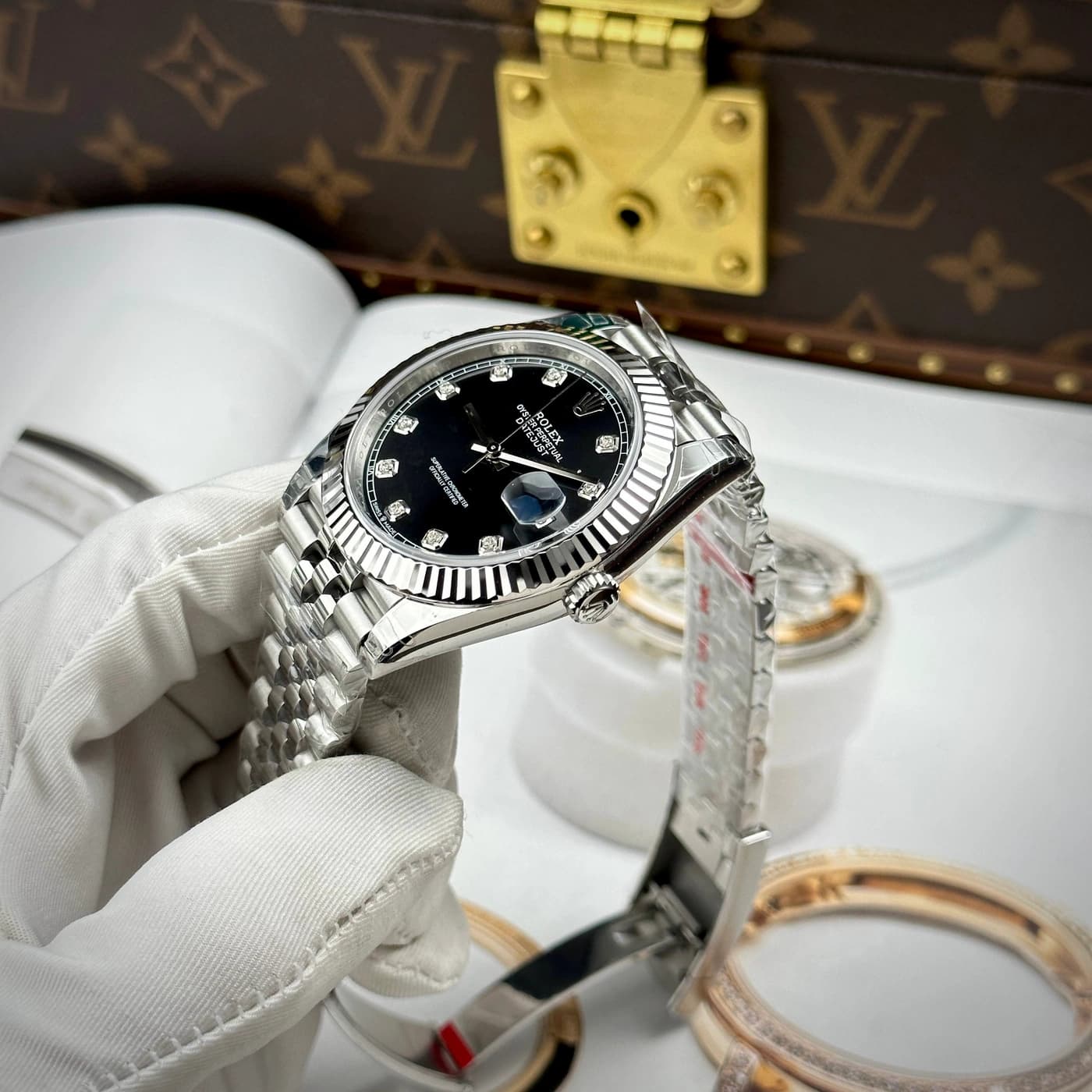 Rolex Datejust 41 126334-0012 Black Diamond Dail — view 3 of 15