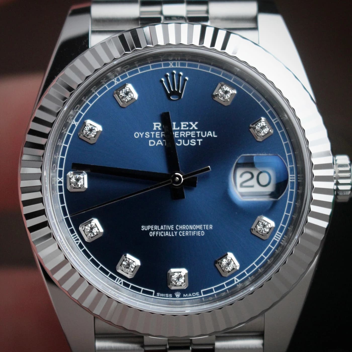 Rolex Datejust 41 126334-0016 Blue Diamond Dail — view 4 of 14