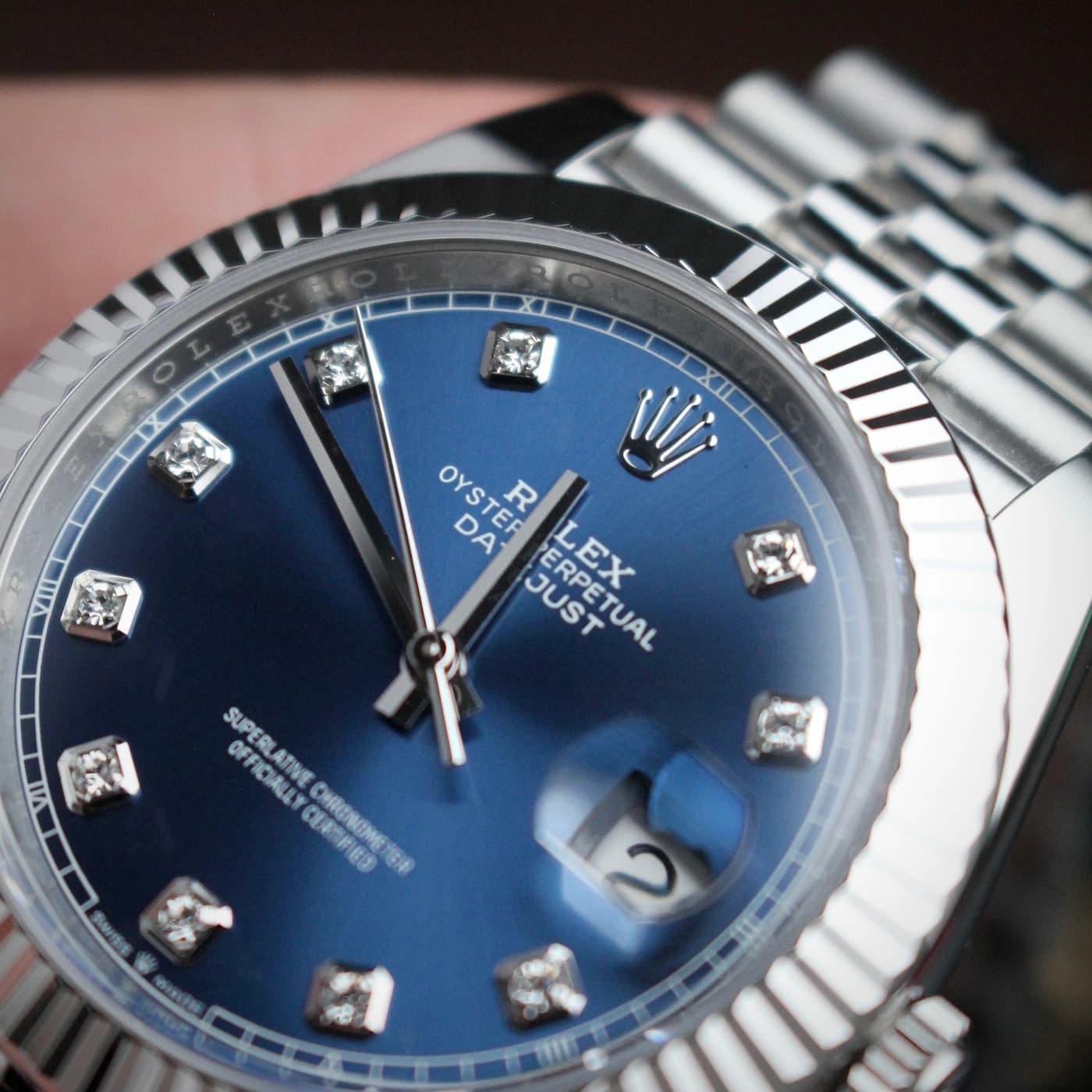 Rolex Datejust 41 126334-0016 Blue Diamond Dail — view 7 of 14
