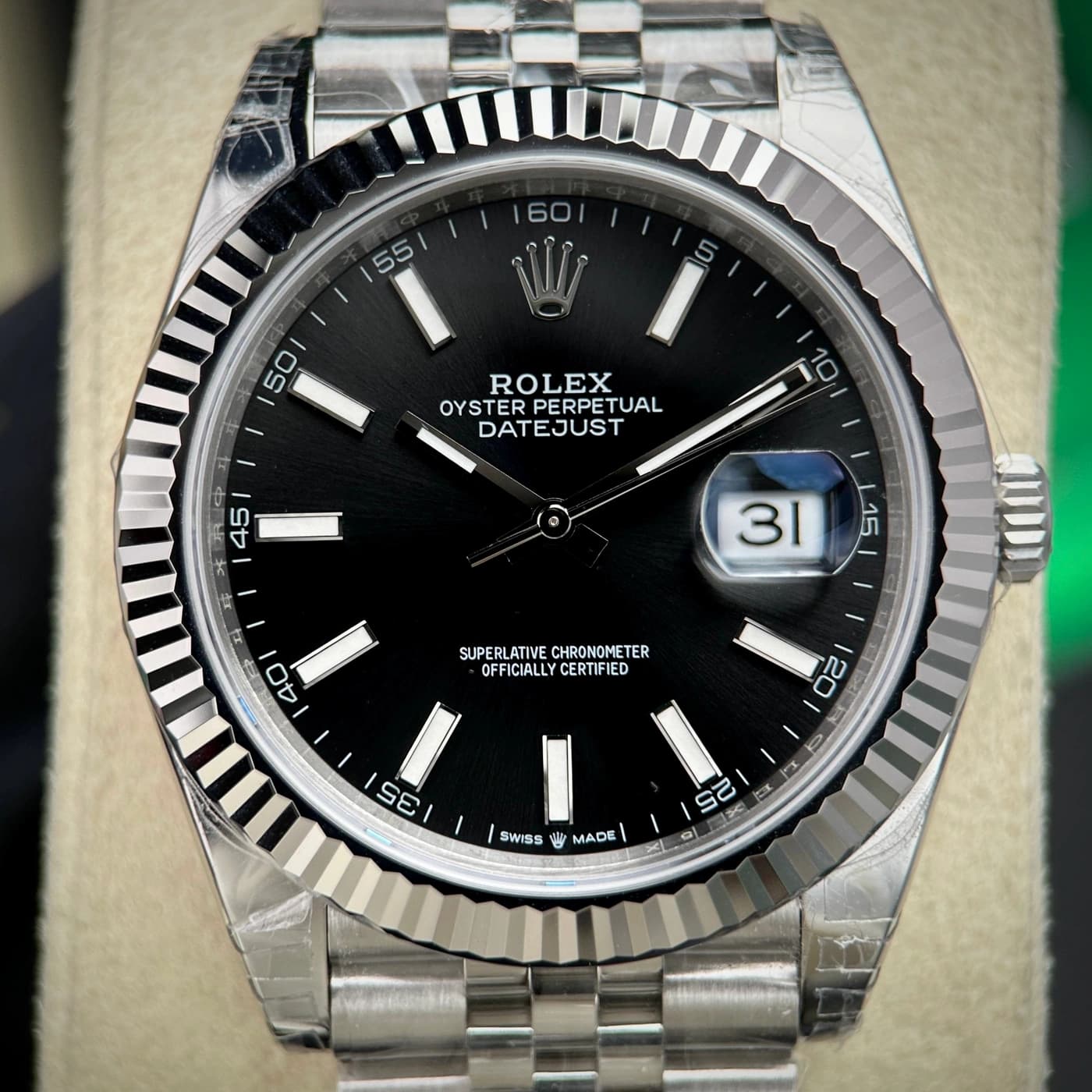 Rolex Datejust 41 126334-0018 Black Index Dial — ảnh 3 trên 12