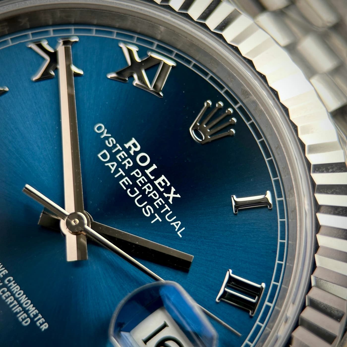 Rolex Datejust 41 126334-0038 Blue Azzurro Roman — view 5 of 12