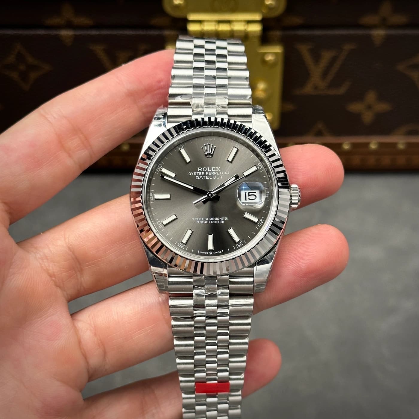 Rolex Datejust 41 126334-0014 Slate Grey Index Dial — view 2 of 18