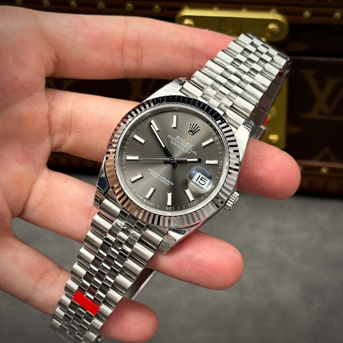 Rolex Datejust 41 126334-0014 Slate Grey Index Dial — view 3 of 18