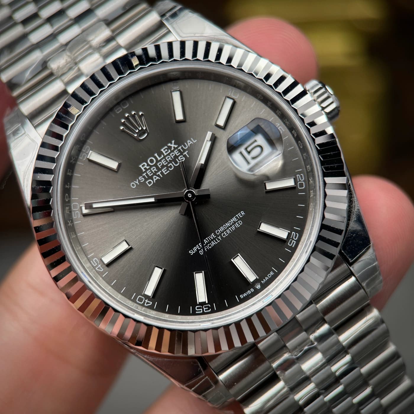 Rolex Datejust 41 126334-0014 Slate Grey Index Dial — view 4 of 18