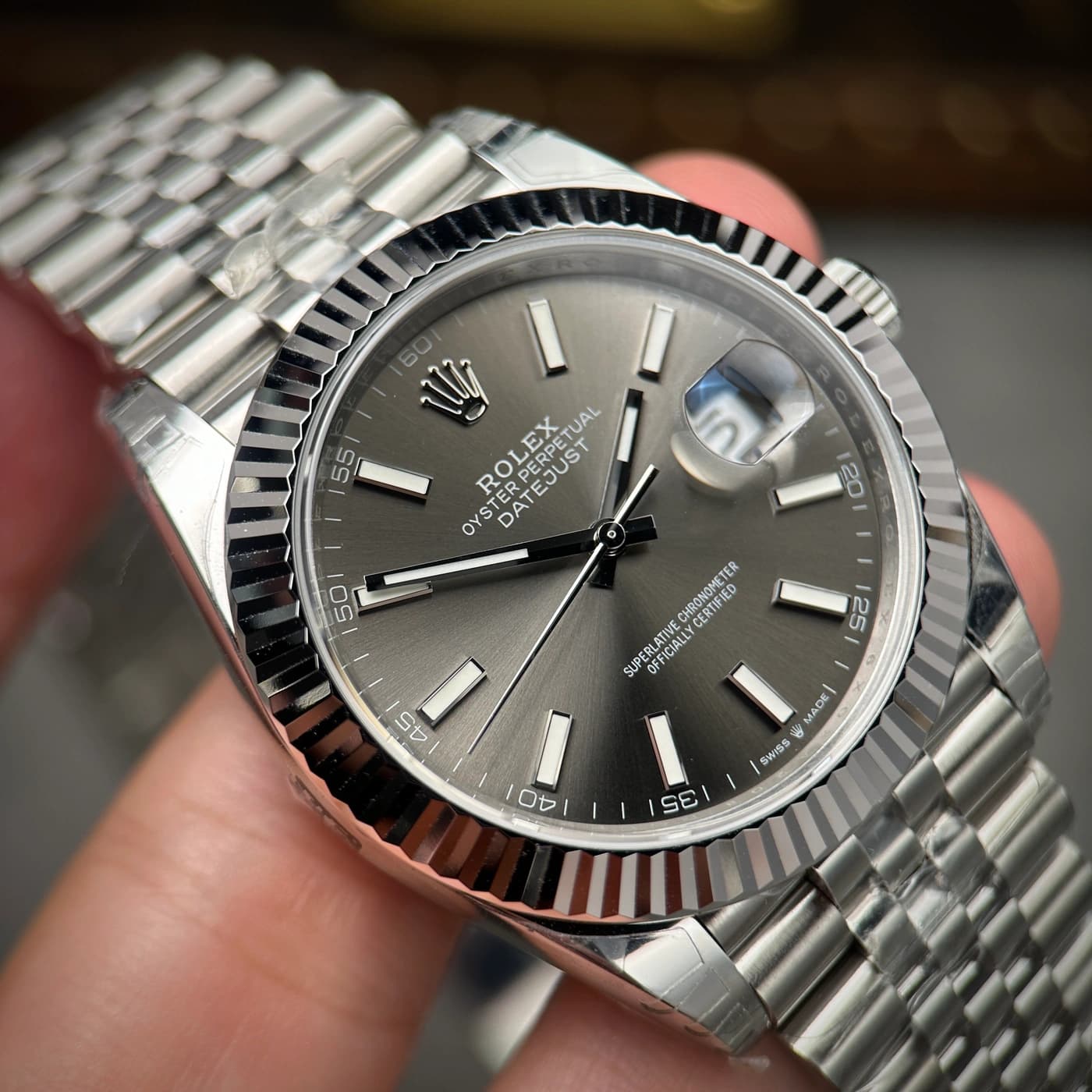 Rolex Datejust 41 126334-0014 Slate Grey Index Dial — view 5 of 18