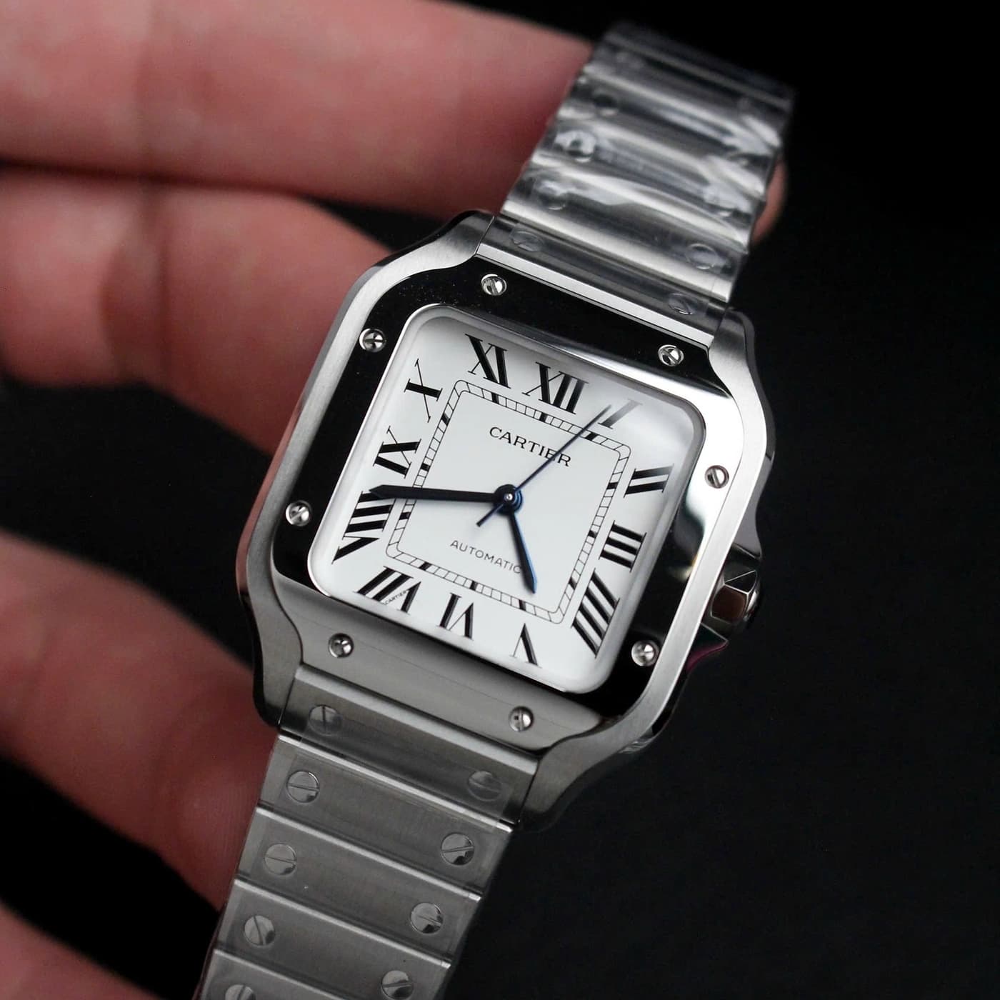 Cartier Santos De Cartier 35.1mm Steel Silver Dial WSSA0029 — view 2 of 12