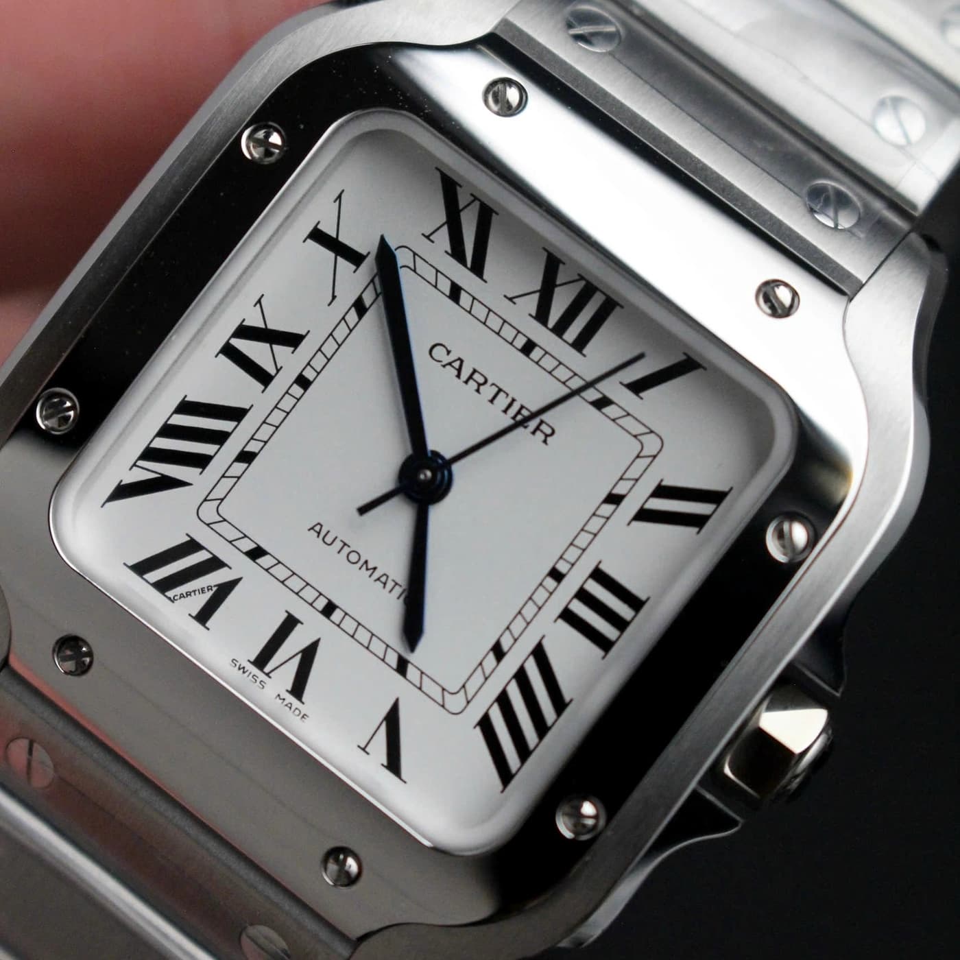 Cartier Santos De Cartier 35.1mm Steel Silver Dial WSSA0029 — view 5 of 12