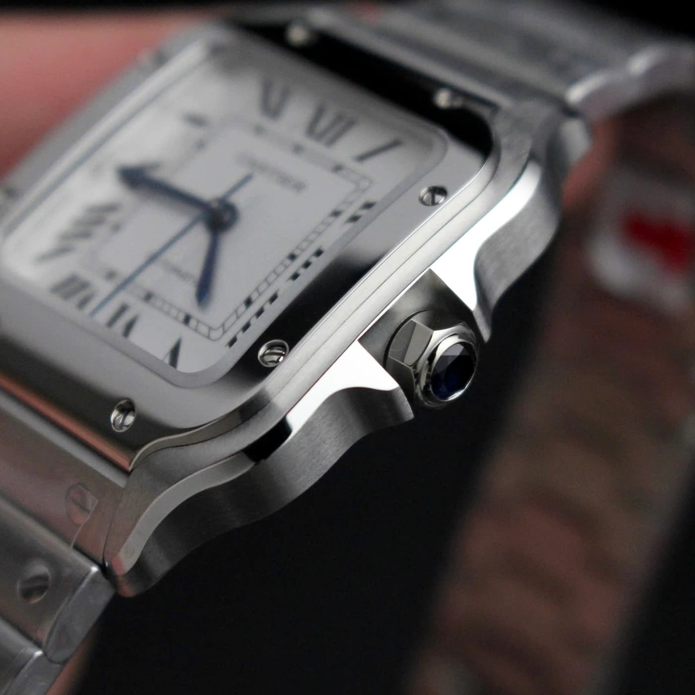 Cartier Santos De Cartier 35.1mm Steel Silver Dial WSSA0029 — view 6 of 12