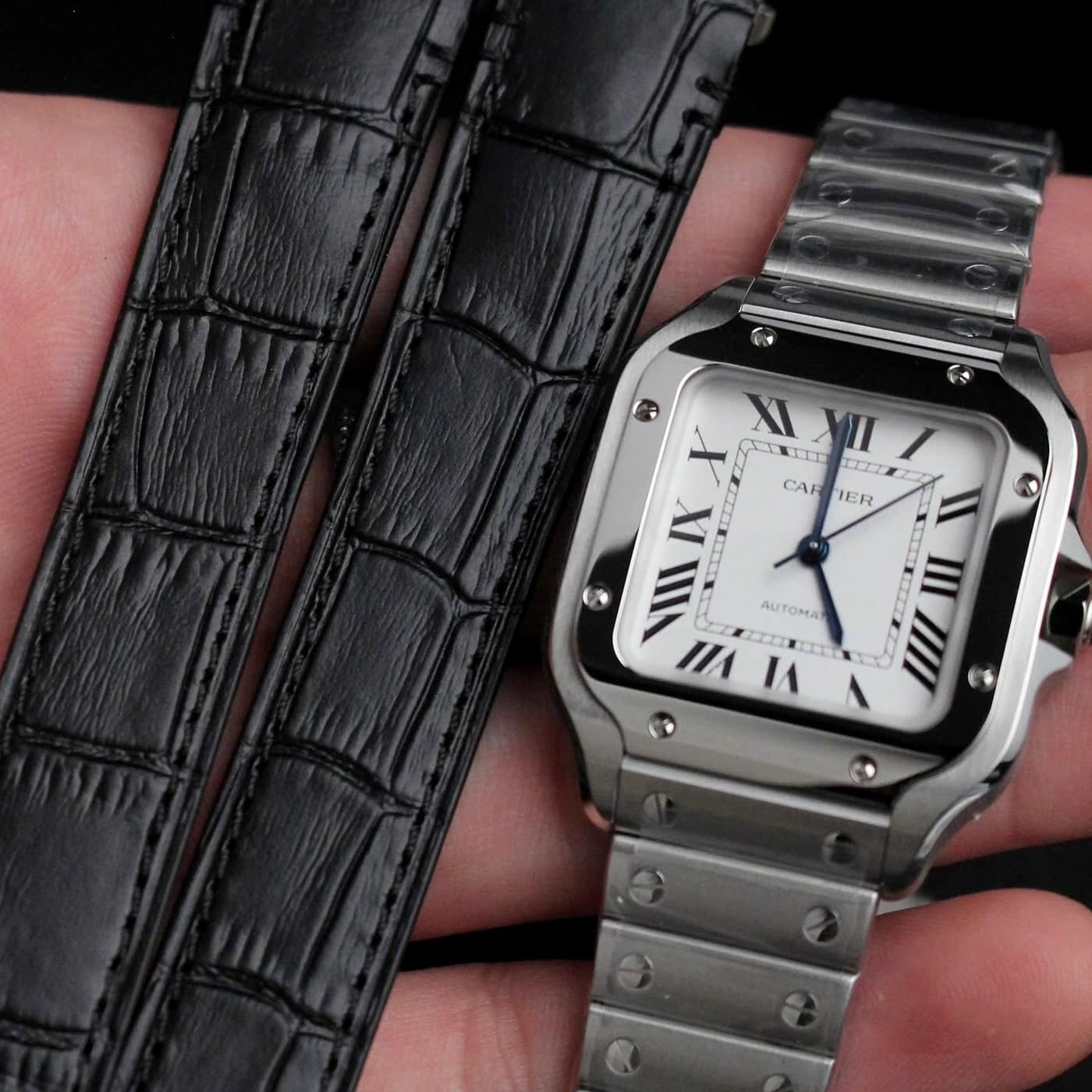 Cartier Santos De Cartier 35.1mm Steel Silver Dial WSSA0029 — view 12 of 12