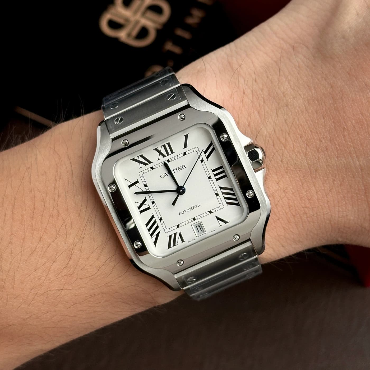 Cartier Santos De Cartier 39.8mm Steel Silver Dial WSSA0018 — view 1 of 18