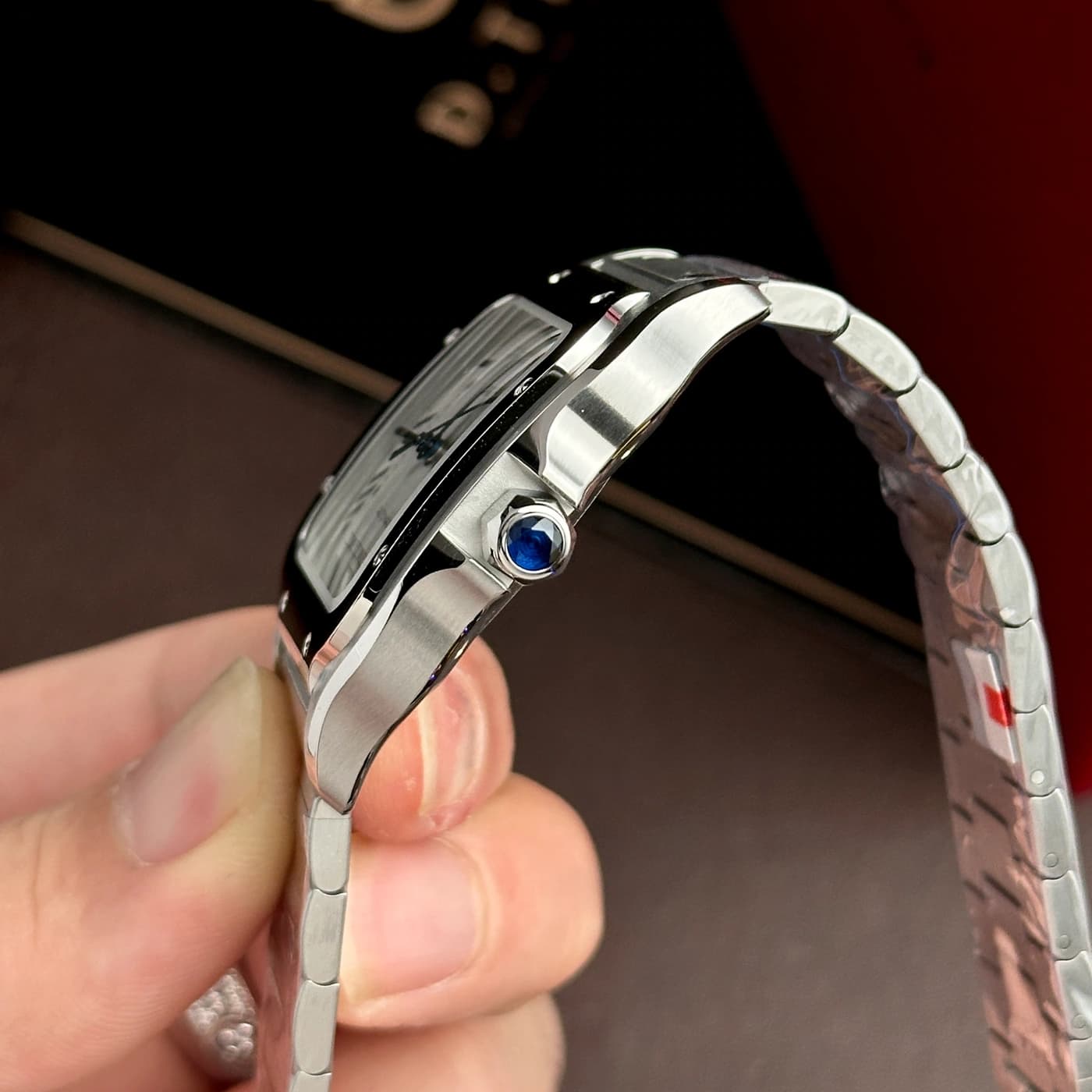 Cartier Santos De Cartier 39.8mm Steel Silver Dial WSSA0018 — view 5 of 18