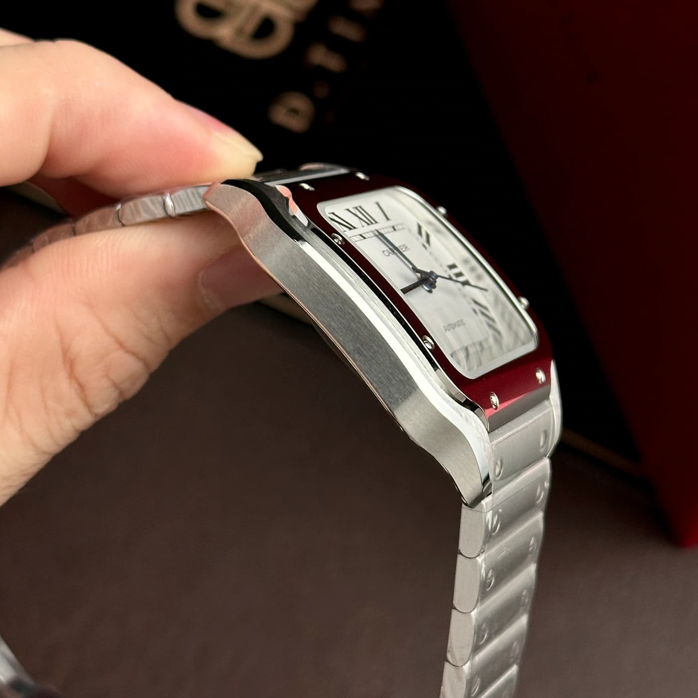 Cartier Santos De Cartier 39.8mm Steel Silver Dial WSSA0018 — view 6 of 18
