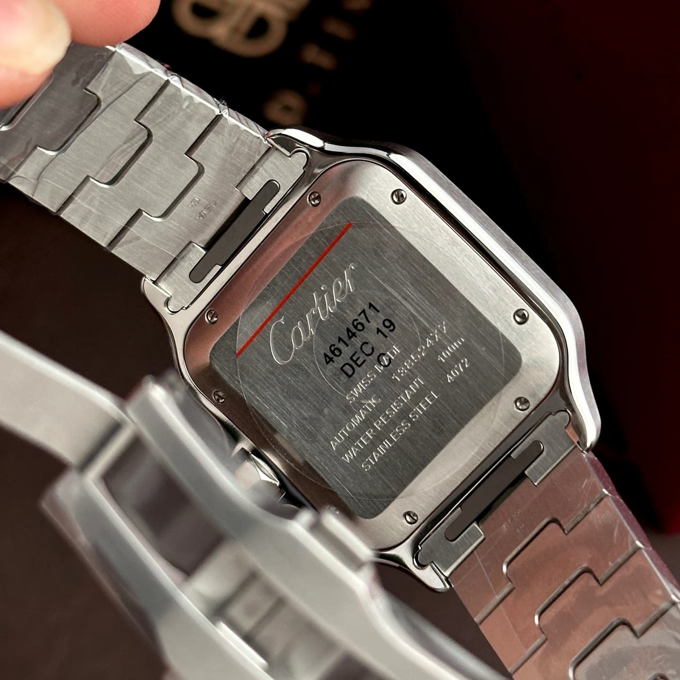 Cartier Santos De Cartier 39.8mm Steel Silver Dial WSSA0018 — view 7 of 18