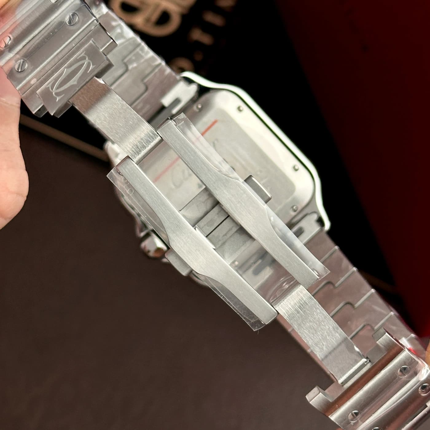 Cartier Santos De Cartier 39.8mm Steel Silver Dial WSSA0018 — view 8 of 18