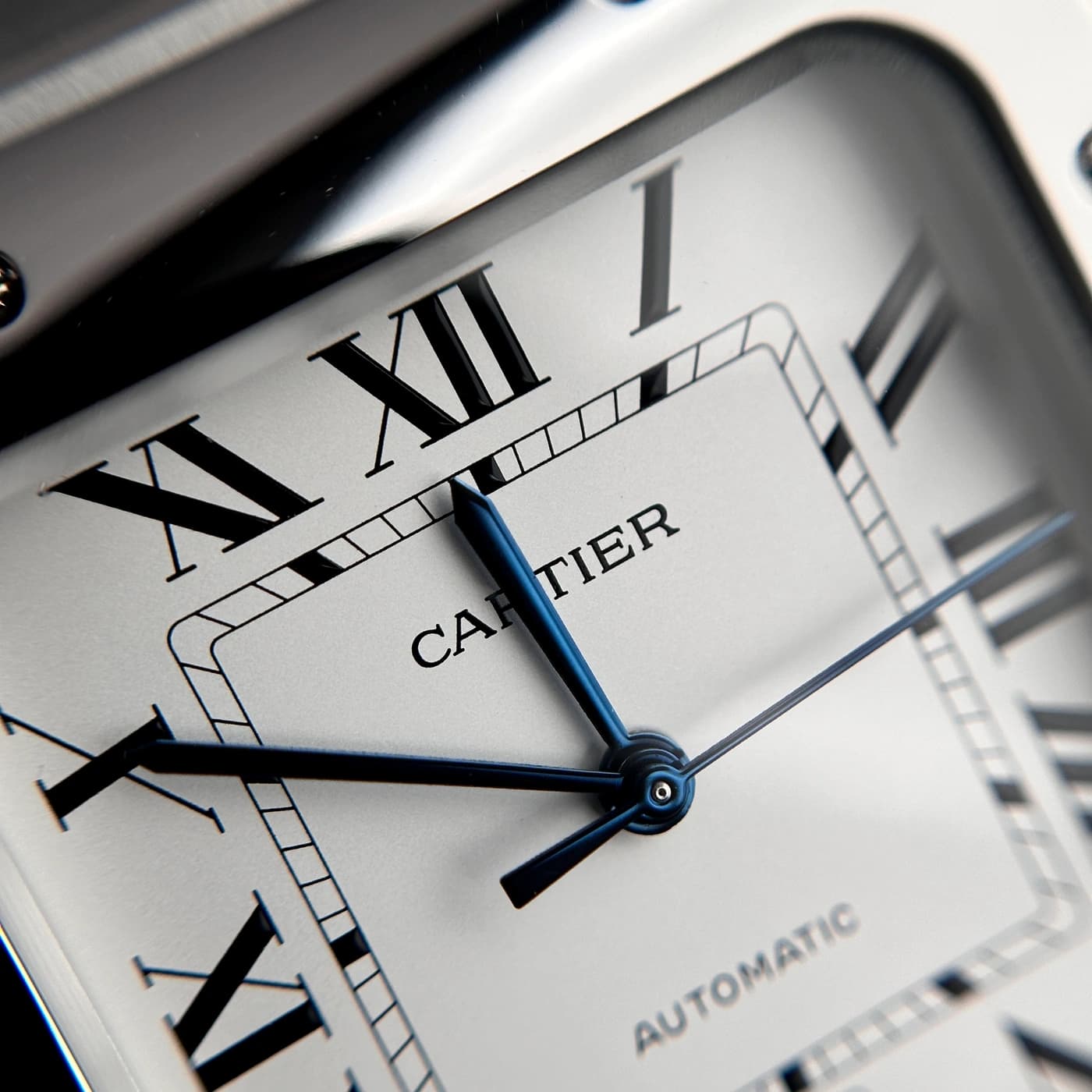 Cartier Santos De Cartier 39.8mm Steel Silver Dial WSSA0018 — view 9 of 18