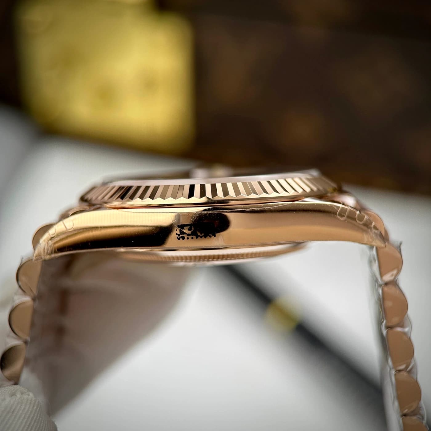 Rolex Day-Date 40mm Sundust Dial 228235-0001 — view 10 of 16