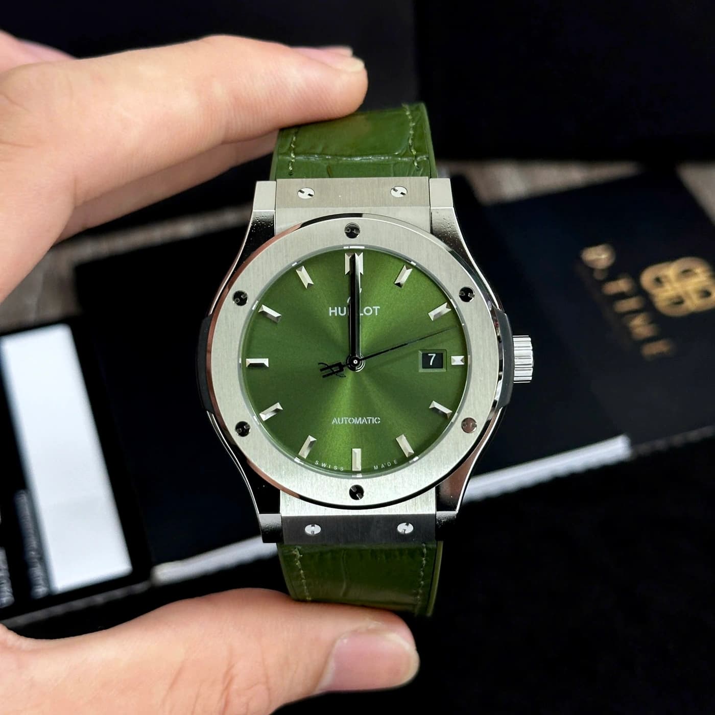 Hublot Classic Fusion Titanium Green 42 542.NX.8970.LR — view 1 of 10