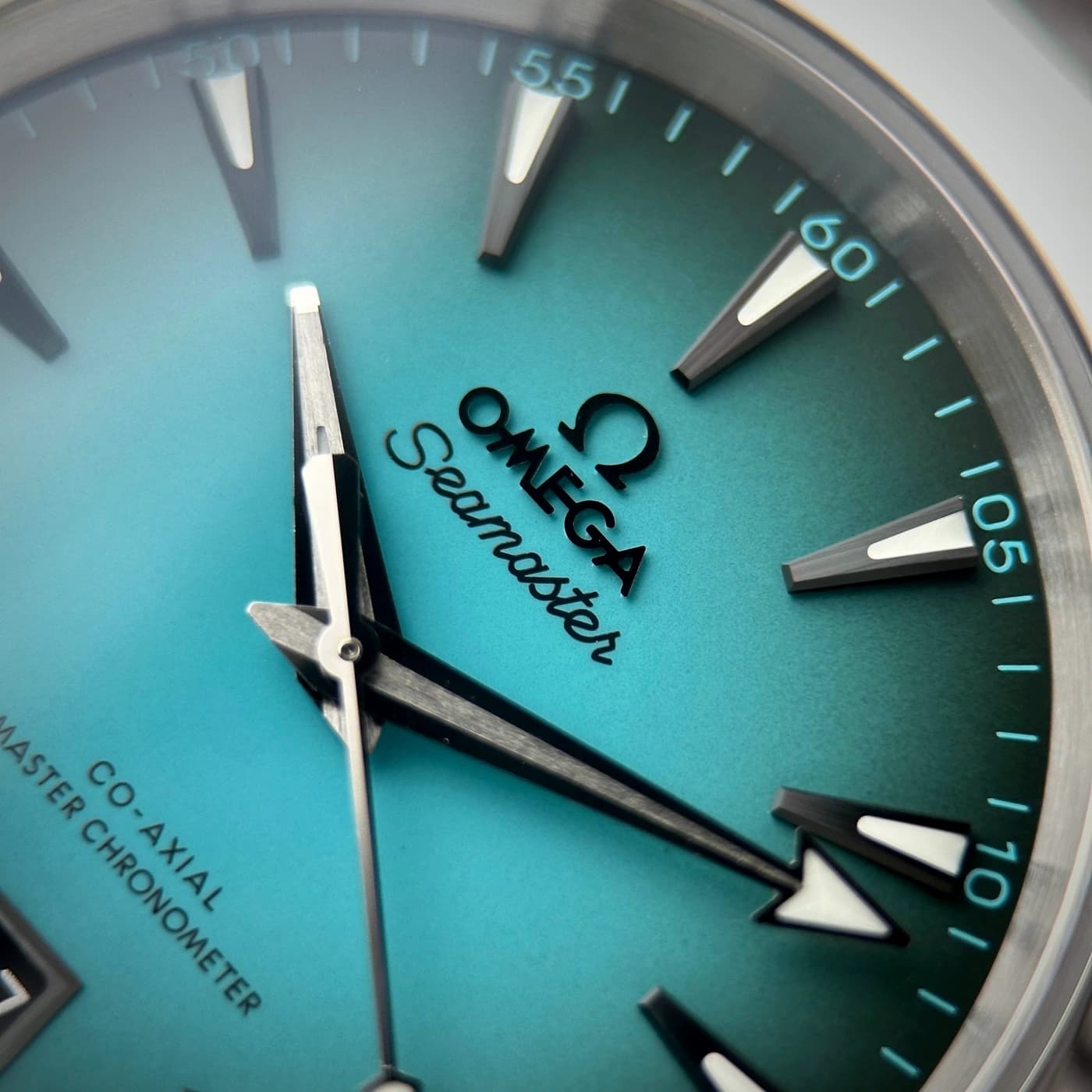 Omega Seamaster Aqua Terra 150M Co-Axial Master Chronometer 38mm Gradient Turquoise — view 5 of 10