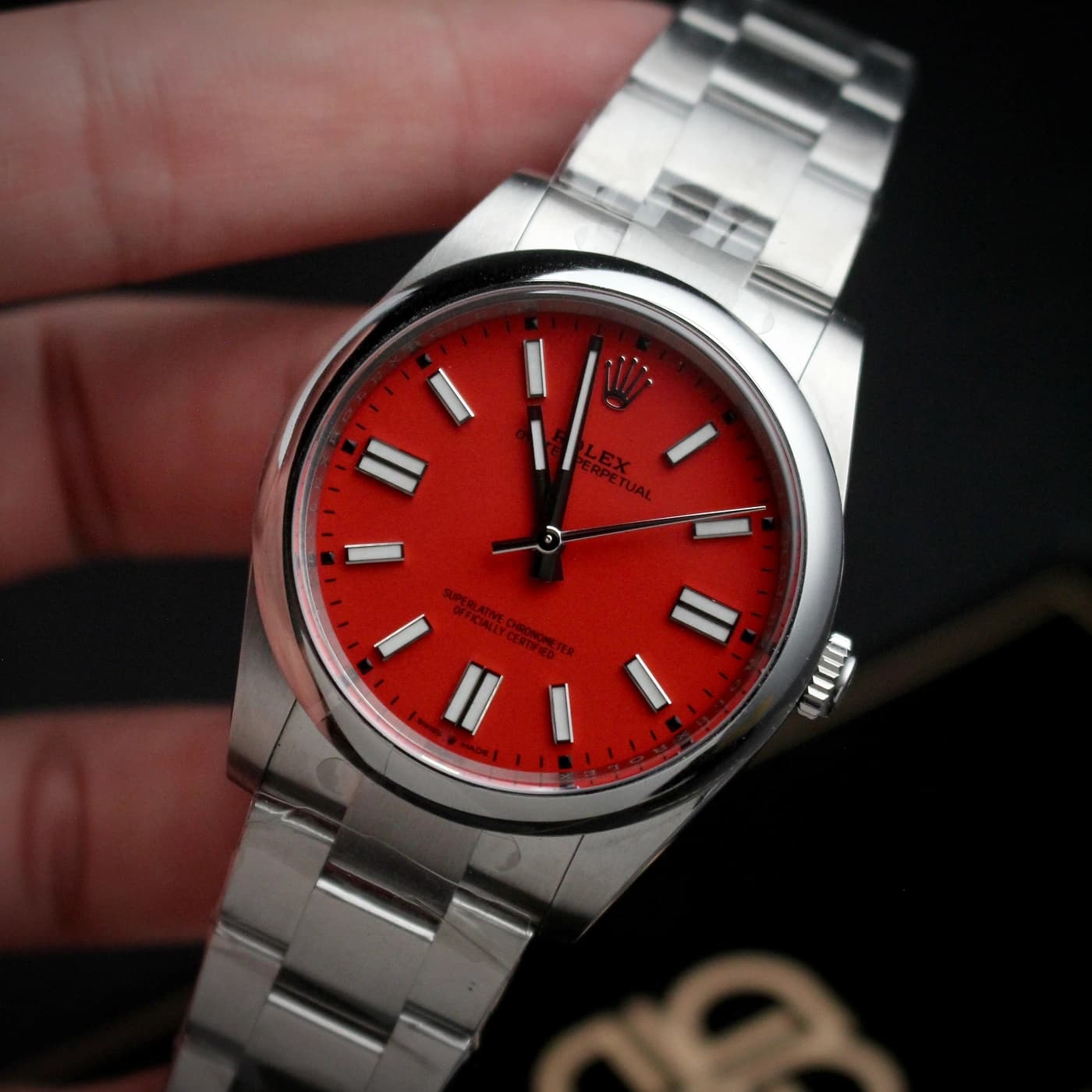 Rolex Oyster Perpetual 41 M124300-0007 Red Dial — view 3 of 12
