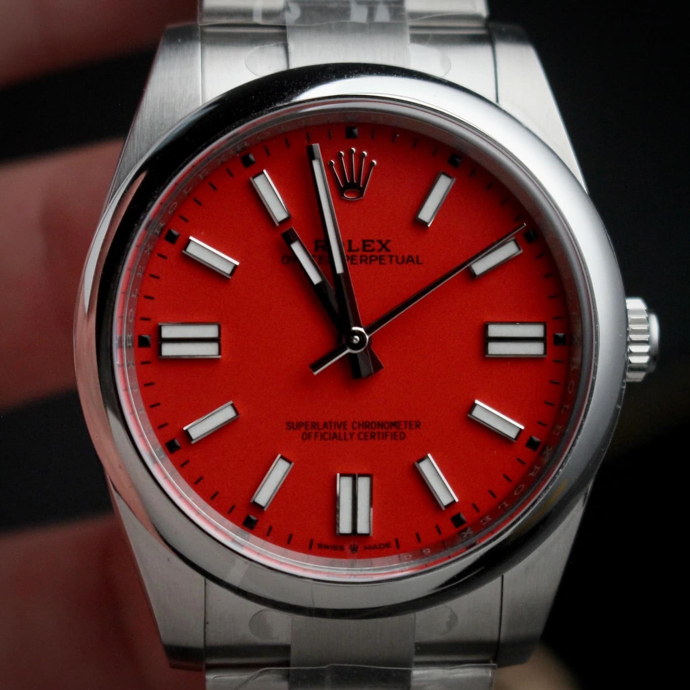 Rolex Oyster Perpetual 41 M124300-0007 Red Dial — view 5 of 12